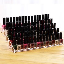 Nail salon store wall rack nail polish storage display rack desktop nail polish lipstick cosmetics display shelf