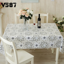 New Round PVC Table Cloth Rectangle Dinning Table Decor Tabl