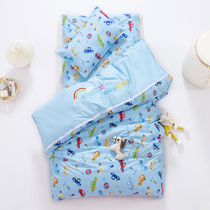 Kindergarten quilt three-piece cotton quilt cover baby nap bedding childrens bed containing core into the garden six sets