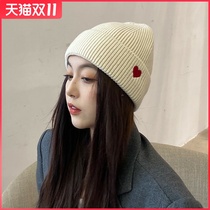 2021 New Net Red Hat female Moon hat postpartum spring and autumn knitted wool hat autumn and winter Joker biker