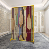Simple modern aluminum alloy screen partition living room household bedroom shielding office metal porch screen