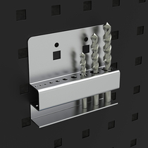 Hexagonal wrench drill bit inner hexagonal storage frame square hole tool hanging plate upper wall hole board tool adhesive hook