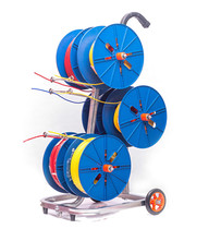 Cable pay-off reel anti-wire rack spool selling disc rack artifact automatic wire rope shelf small video tape