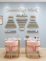 European nail art table and chair set combination net red special economical table single double manicure table paint simple