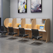 Self-study table study room study desk desk partition office table and chair immersive table entrance examination College student computer desk