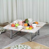Square table folding home dining table eating Square mahjong table outdoor playing cards simple chess table portable