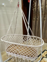 Santa Firoda Garden Wind cotton rope Woven Cradle Crib For The Cradle Of The Landscape