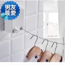 F travel clothesline portable household indoor non-perforated outdoor windproof non-slip multifunctional retractable sundry rope