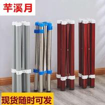 Table shelf table tripod folding table leg bracket iron dining table tripod square stainless steel leg dining table stand table leg