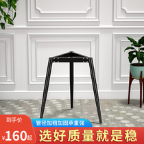 Iron table leg bracket Golden Coffee Table Rock plate marble round table frame side foot support triangle negotiation base
