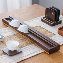 Black sandalwood cup holder tea cup storage rack drain tea set rack pen holder glass holder solid wood cup holder tea ceremony accessories