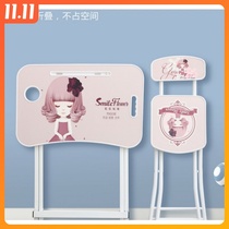 Childrens desk Foldable study table and chairs Primary school Childrens home suit children brief desk writing desk Economy Type