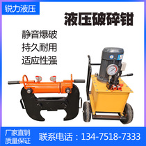 Hydraulic crushing tongs 40 tons of wall dismantling hydraulic shears direct sales custom concrete demoliter Wall dismantling pliers static demolition pliers