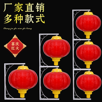Acrylic LED lantern outdoor waterproof plastic red series municipal street lights city lighting project landscape lights