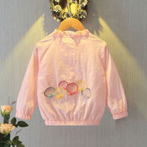 Girls Jacket Spring and Autumn 2021 New Children Spring Jacket in Big Boy Joker Super Ocean Fashion Baseball Clothing Tide