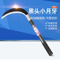 Outdoor agricultural weeding tools imported manganese steel sickle cutting knife agricultural tools corn harvesting grass long handle sickle