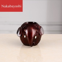European creative resin baby elephant pen holder decoration desk decoration study office handicraft home furnishings