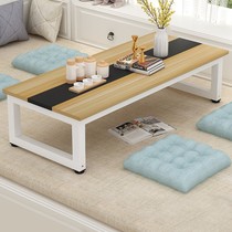 a tatami small table Kang table home floor table low table sitting on the ground Japanese tea table floating window small coffee table eat tea
