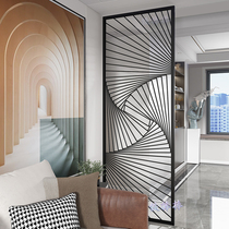Wrought screen living room home door entrance door door metal decoration light luxury shelter partition simple modern