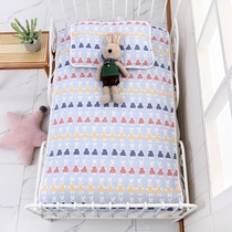 Baby mat breathable sweat-absorbent mat summer kindergarten baby universal available big bed children six layers of gauze soft cool