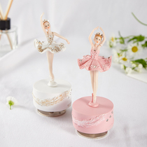 Ballet girl Crystal music box rotating music box to send girlfriend girlfriend lover Christmas birthday gift