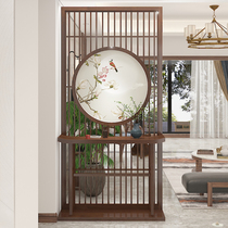 Chinese screen entry porch partition living room office hotel home shelter simple hollow fence small apartment