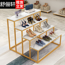 Shoe store Shoe rack shelf Store high and low shelves Multi-layer display cabinet Stepped display rack Clothing store display rack