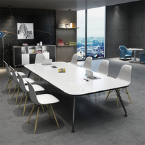 Office furniture conference table minimalist modern long table small meeting table desk chair combination training talks table