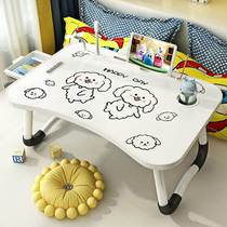 Bed Desktop Notebook Student Dormitory Desk Desktop DesksLittle Table Folding Table Artificial