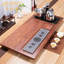 Tea tray set fully automatic one household modern simple stone tea table kettle solid wood with induction cooker Net Red