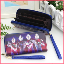 ins day department children gift boy zero wallet man cartoon ottmann printed zipper long wallet with hand purse
