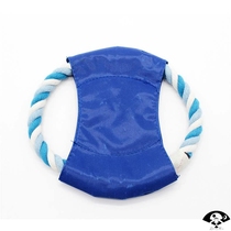 Dog training Frisbee canvas cotton rope bite resistant cloth Frisbee pet toy supplies dog bite rope toy Special