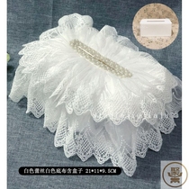 High-grade lace handmade nail beads bedroom living room household tissue towel box set