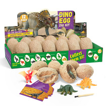 Childrens archaeological excavation toy dinosaur egg blind box insect marine animal Mermaid Gem fossil delivery tool
