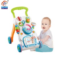 Infant Walker childrens trolley music Walker adjustable speed anti-rollover baby stroller toy