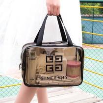 Transparent cosmetic bag Large capacity wash bag PVC waterproof portable storage bag travel storage bag cosmetic bag