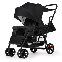 gd good child newborn cart big and small treasure double car second child trolley can be removed front and rear seats can be folded and reclined