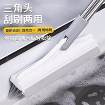Toilet sweep special broom bristles two-in-one toilet brush brush bathroom tile floor long handle scraping
