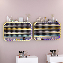 Nail shop display rack wall hanging net red wall shelf with nail polish wall display rack