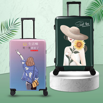 Foreign trade export trolley case 20 inch Korean version of universal wheel student suitcase female suitcase 24 inch tide fairy box