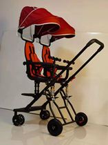  Double-tire baby stroller Double sliding baby artifact stroller Dragon and twin second-child size treasure folding children and newborns
