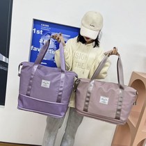 Travel bag female large capacity portable waterproof duffel bag storage short distance fitness bag dry and wet separation swimming waiting bag