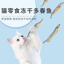 Fresh pet cat freeze-dried cat snacks barreled chicken cat quail spring fish nutrition fattening pet snacks