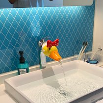 Toilet faucet extender Baby hand washing extender Splash-proof head guide sink cute with the same children