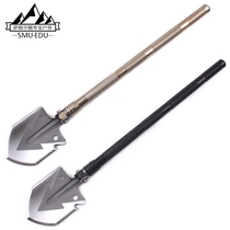 Car multi-function travel camping folding manganese steel military shovel combination German field climbing shovel self-defense tool