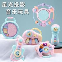 Baby Music hand drum toys baby early education puzzle rattle 3-6-12 months children beat drums 0-1 years old