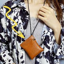 Day series retro 100 paired with hanging neck bag mini-bag headphone Bag PU Leather Bag Key Zero Wallet men and women