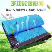 Blue sunshade net encryption thickened sunscreen net shade net courtyard outdoor balcony succulent plant insulation shade net