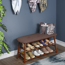 Nordic minimalist Multilayer Shoes bench Home door-to-door Sitting Style Small Shoe Cabinet Fitting Room Wear bench Stool Tailstool