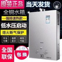 Wanjiale gas water heater forced-discharge natural gas liquefied gas gas that is hot and low water pressure 8 liters 10 liters 12 liters